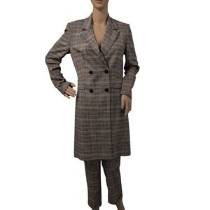 Women's Plaid Blazer Coat